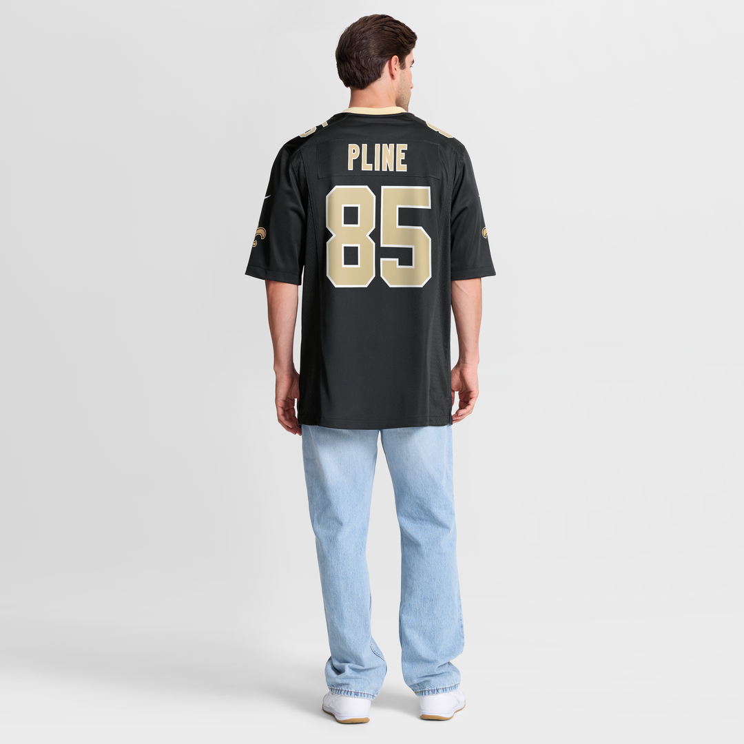 Men's New Orleans Saints Mason Pline Black Team Game NFL Football Jersey - view 8