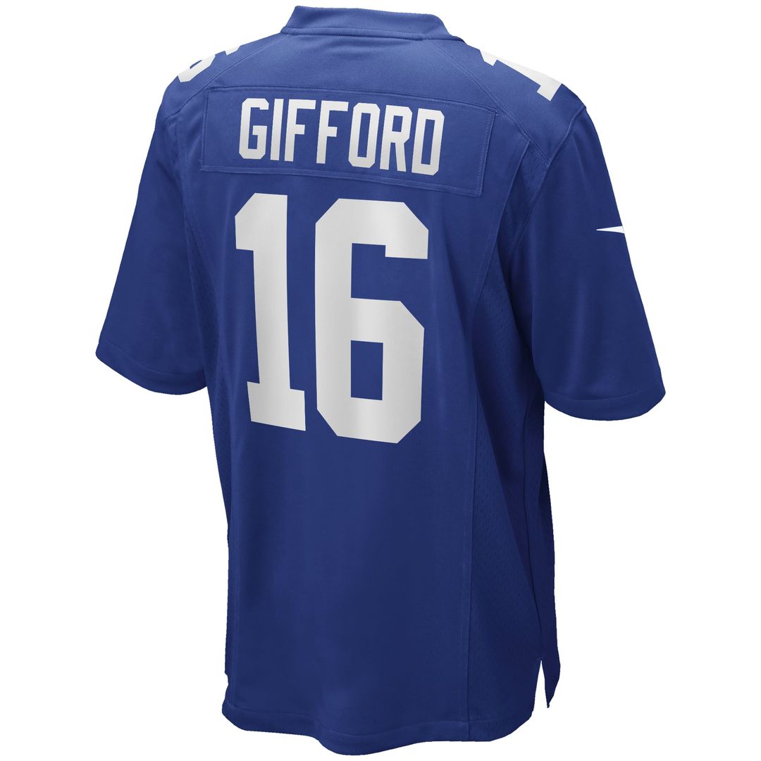 Men's New York Giants Frank Gifford Royal Game NFL Football Jersey - view 3