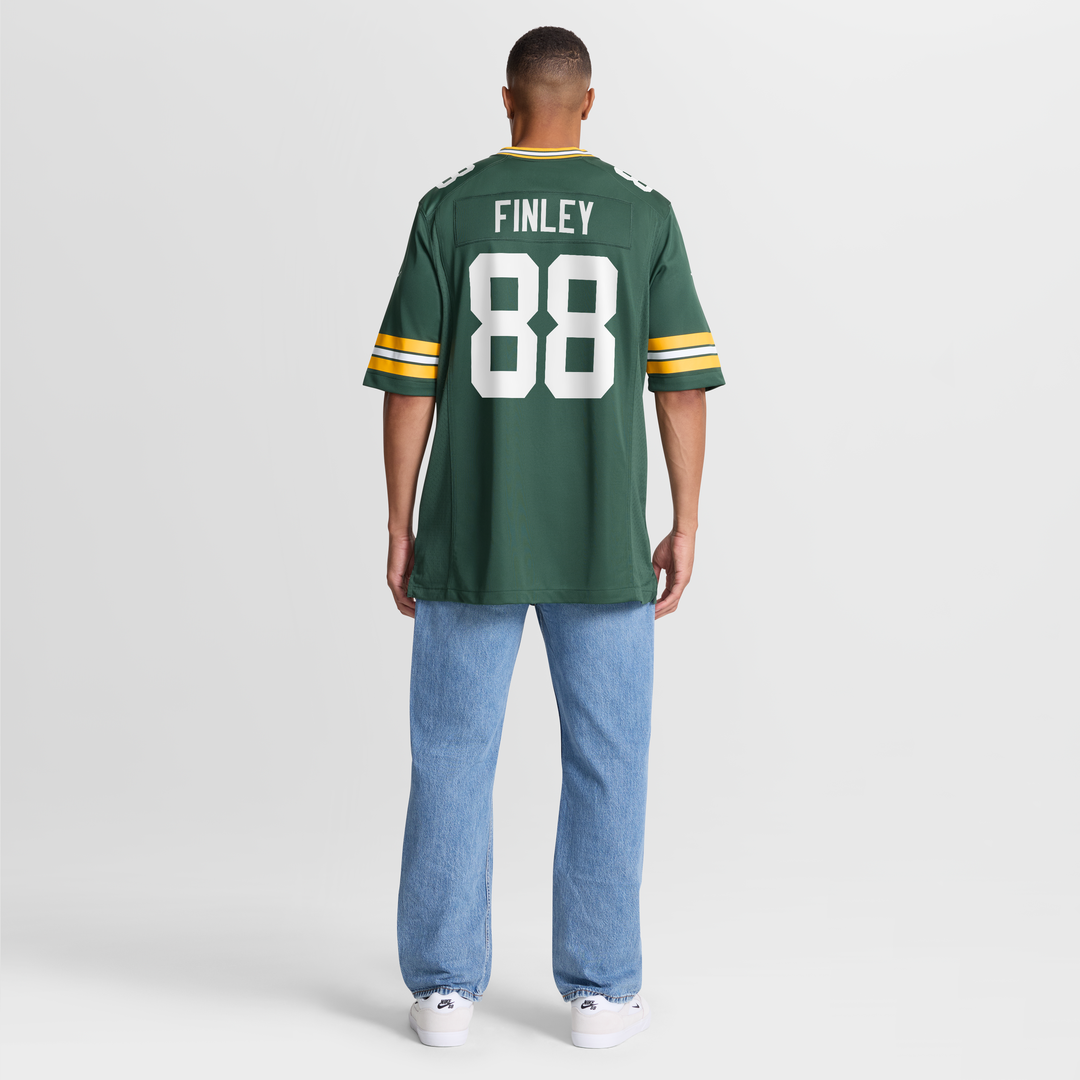 Men's Green Bay Packers Jermichael Finley Green Game NFL Football Jersey - view 8