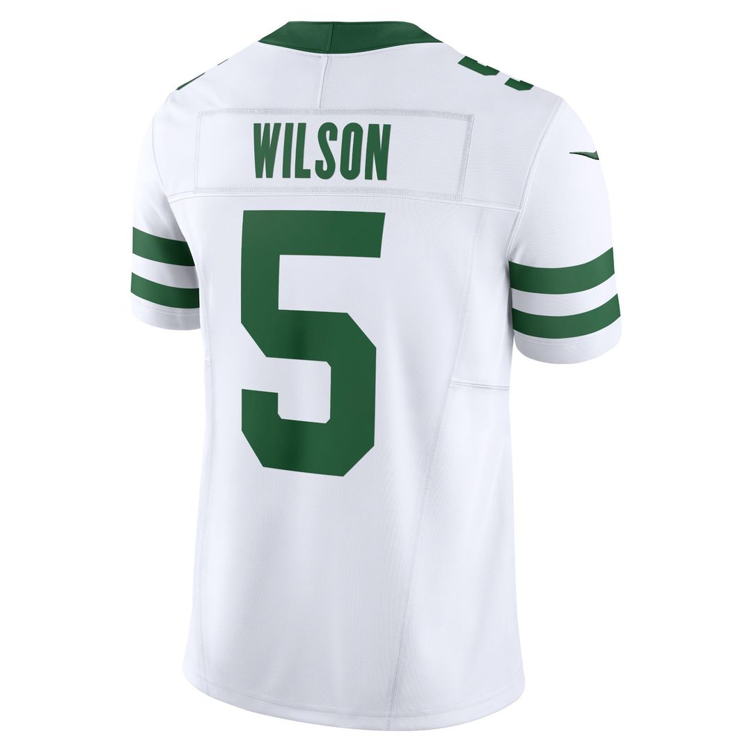 Men's New York Jets Garrett Wilson Legacy Green Limited NFL Football Jersey - view 12