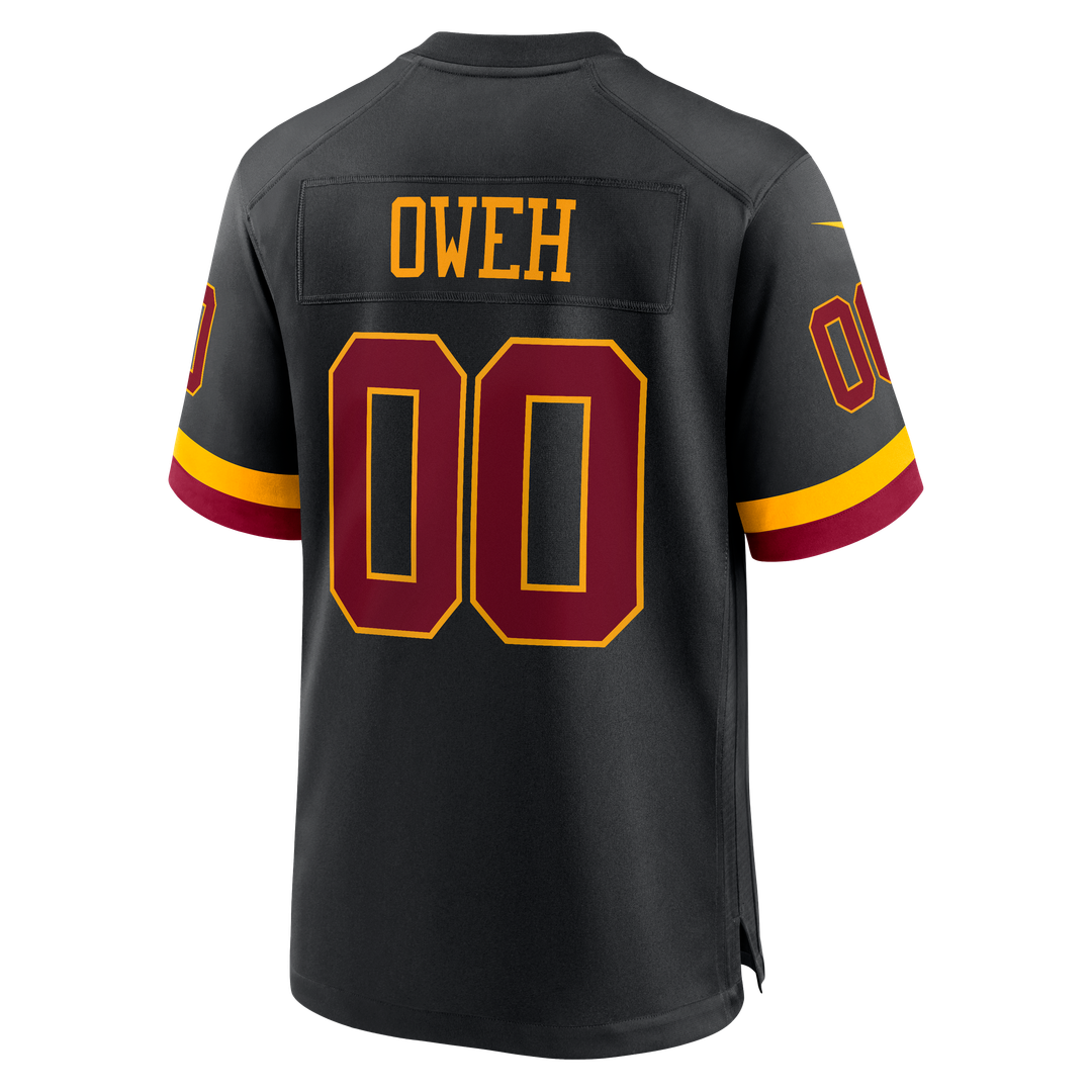 Men's Washington Commanders Odafe Oweh Burgundy Game NFL Football Jersey - view 9