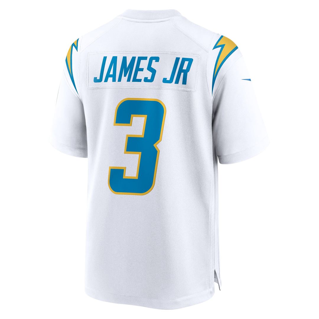 Men's Los Angeles Chargers Derwin James Jr. White Game NFL Football Jersey - view 3
