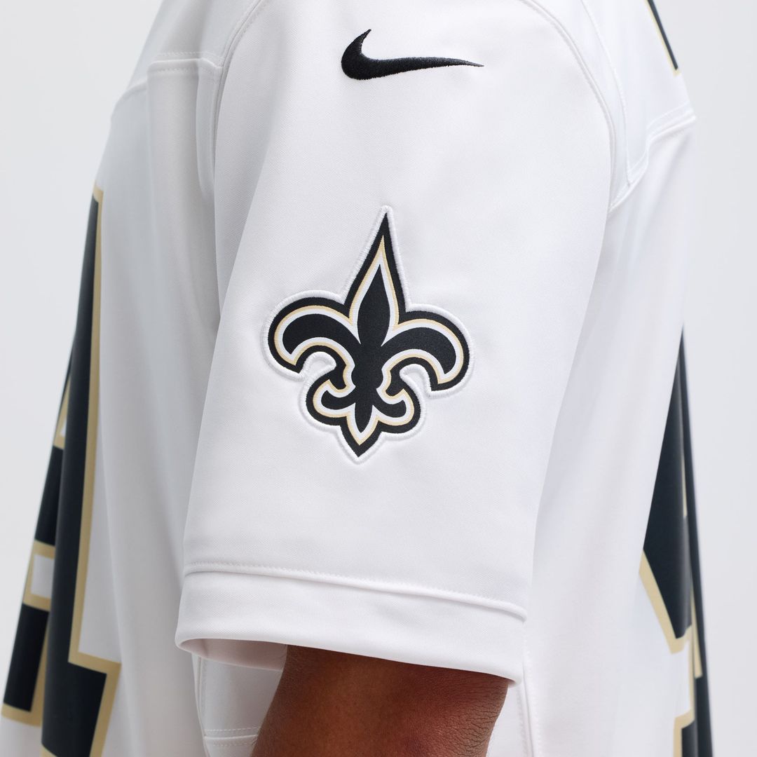 Men's New Orleans Saints Alvin Kamara White Limited NFL Football Jersey - view 10