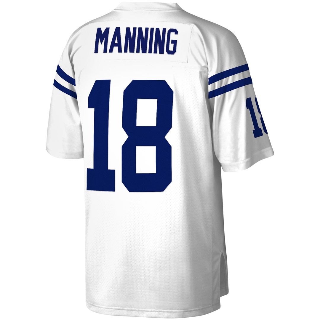 Men's Indianapolis Colts Peyton Manning Royal Legacy Replica NFL Football Jersey - view 9
