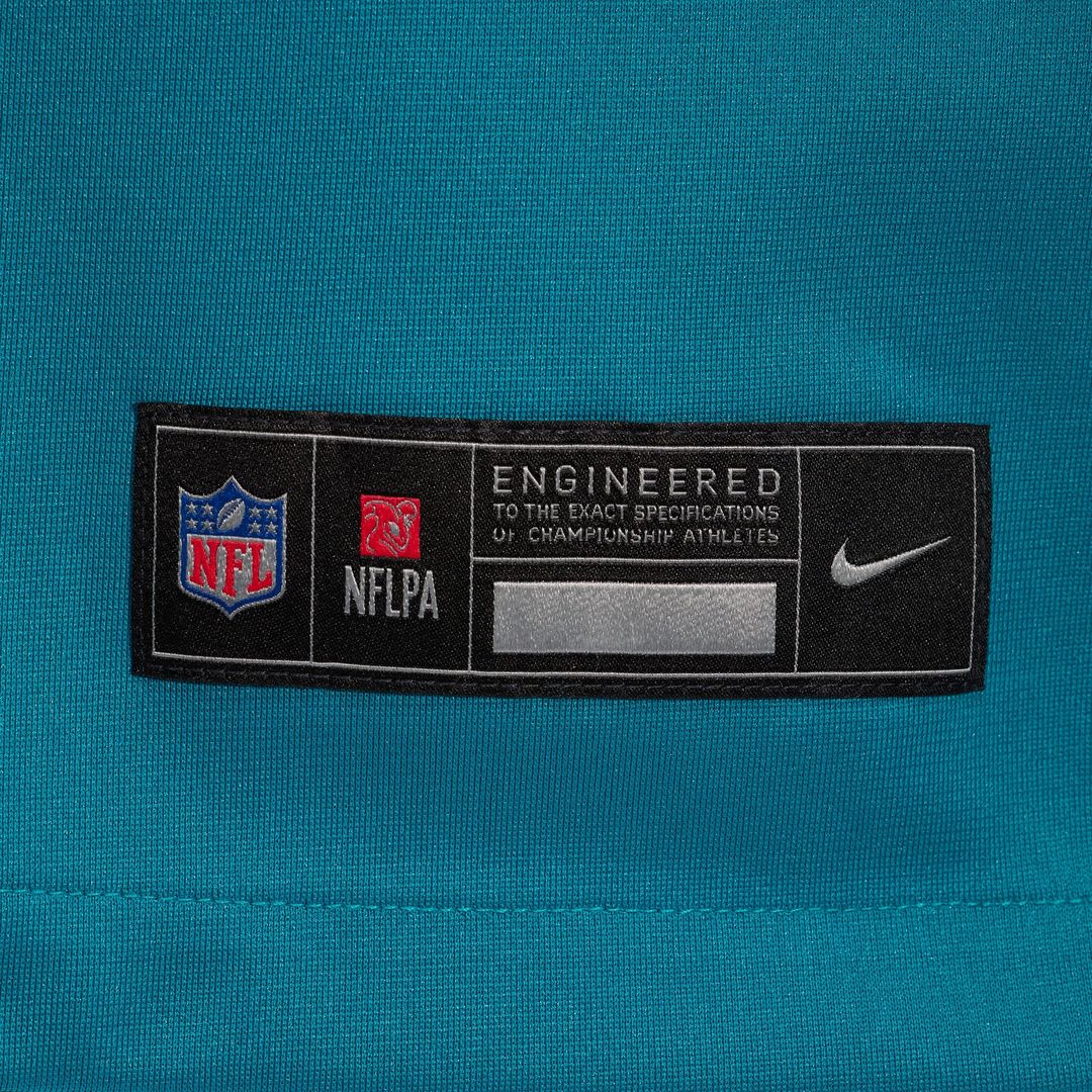 Men's Jacksonville Jaguars Josh Hines-Allen Teal Prowler Throwback Player Game NFL Football Jersey - view 6