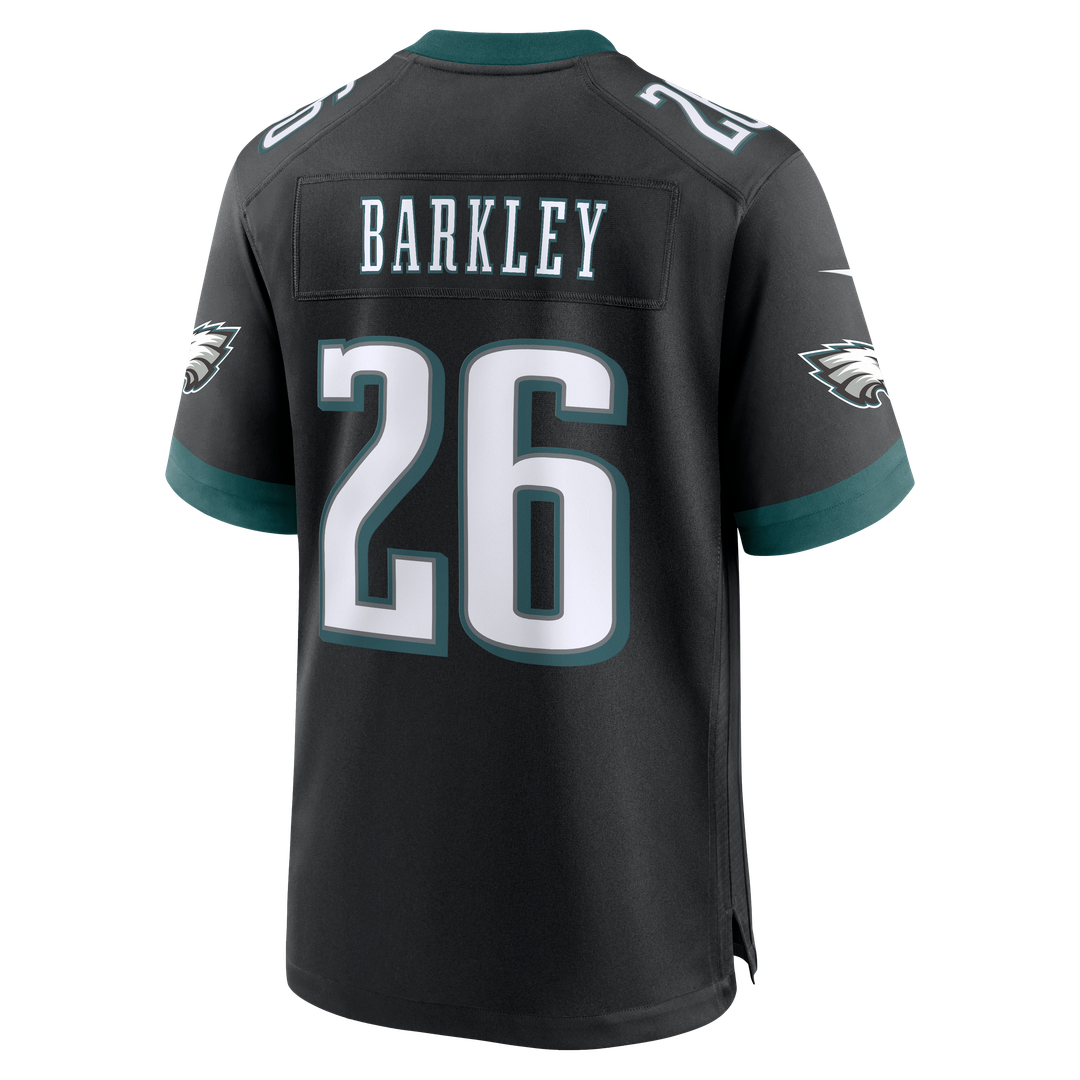 Men's Philadelphia Eagles Saquon Barkley White Game NFL Football Jersey - view 50