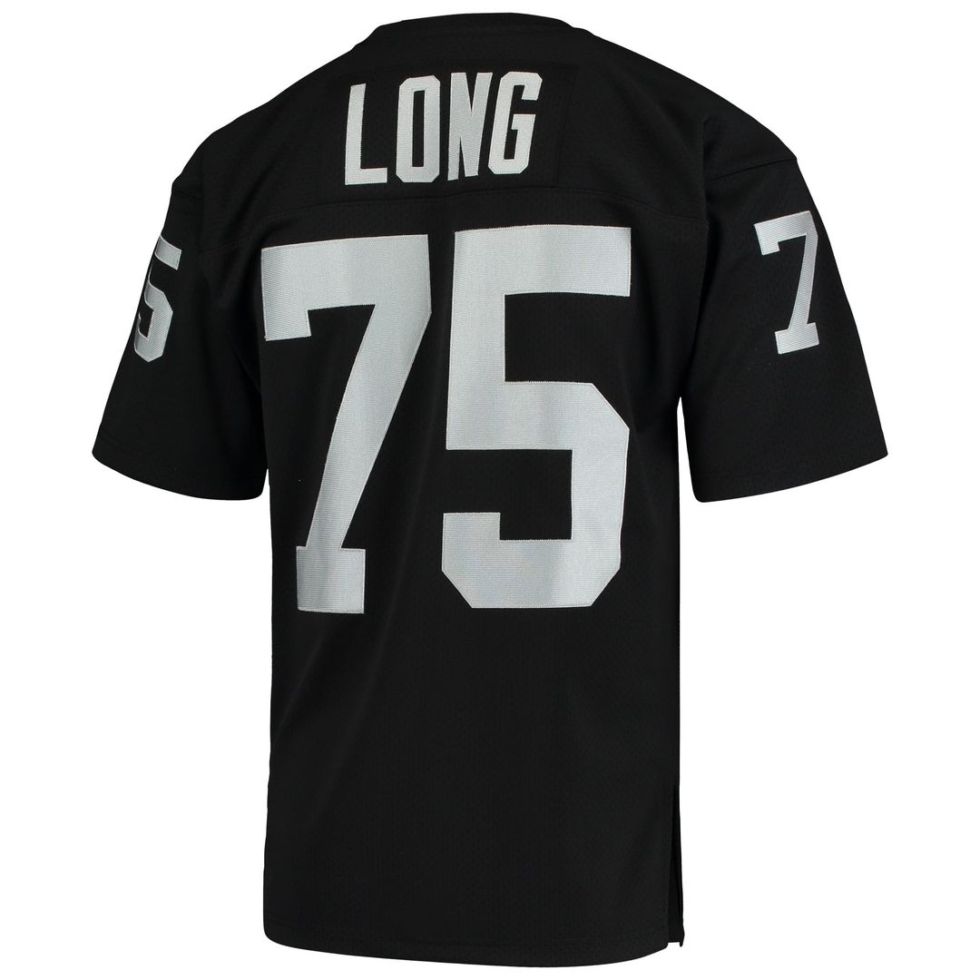 Men's Las Vegas Raiders 1983 Howie Long Black Throwback NFL Football Jersey - view 3