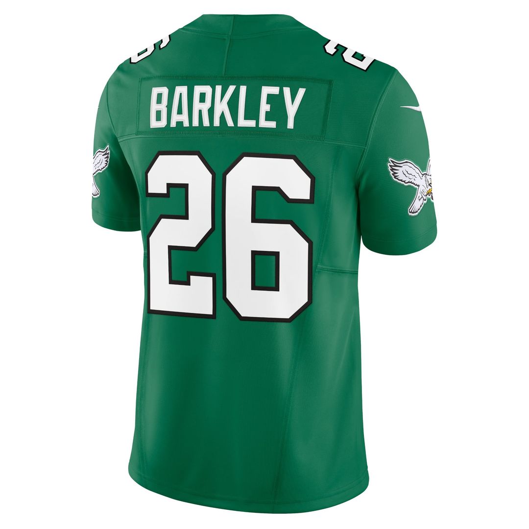 Men's Philadelphia Eagles Saquon Barkley Midnight Green Limited NFL Football Jersey - view 12