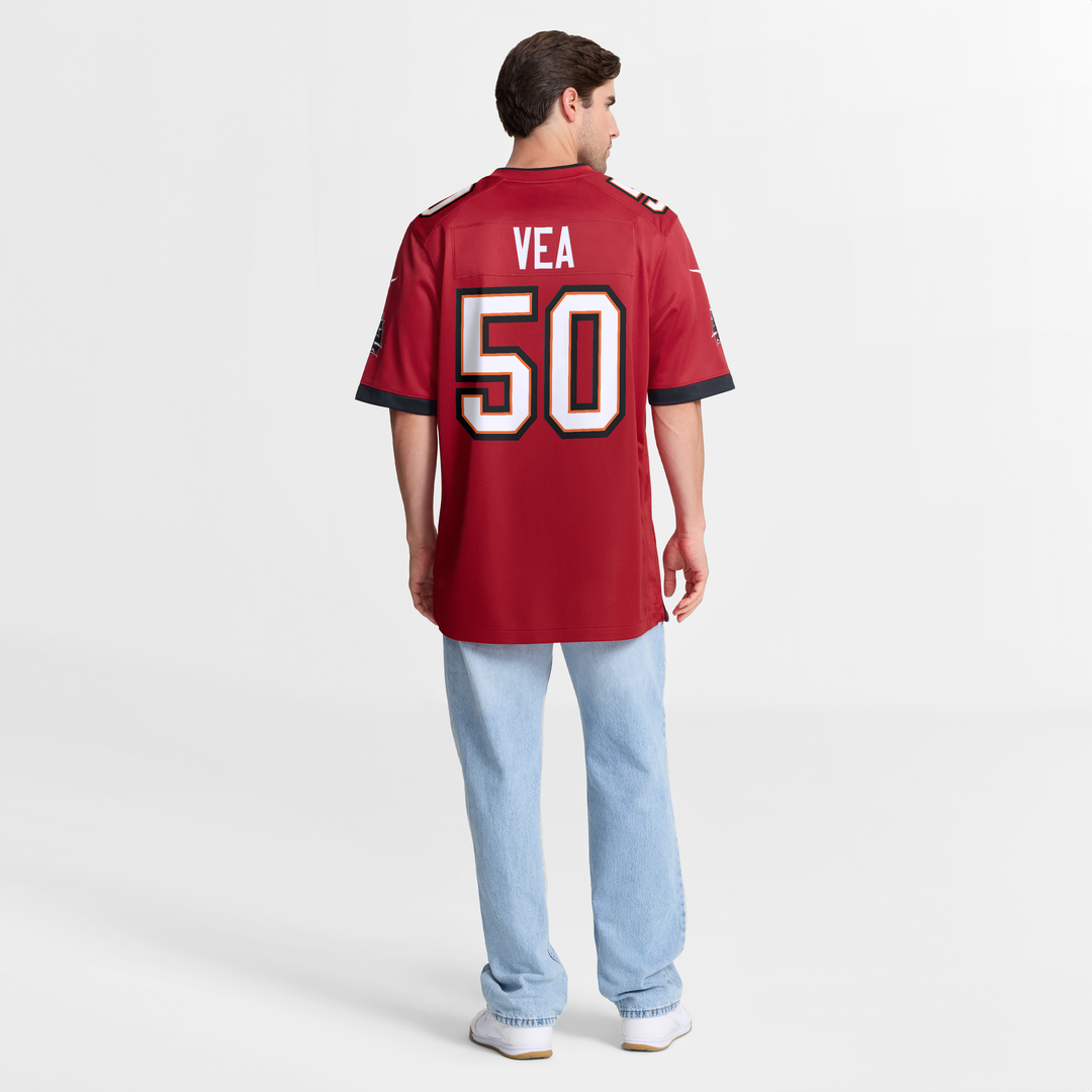 Men's Tampa Bay Buccaneers Vita Vea Red Game NFL Football Jersey - view 8