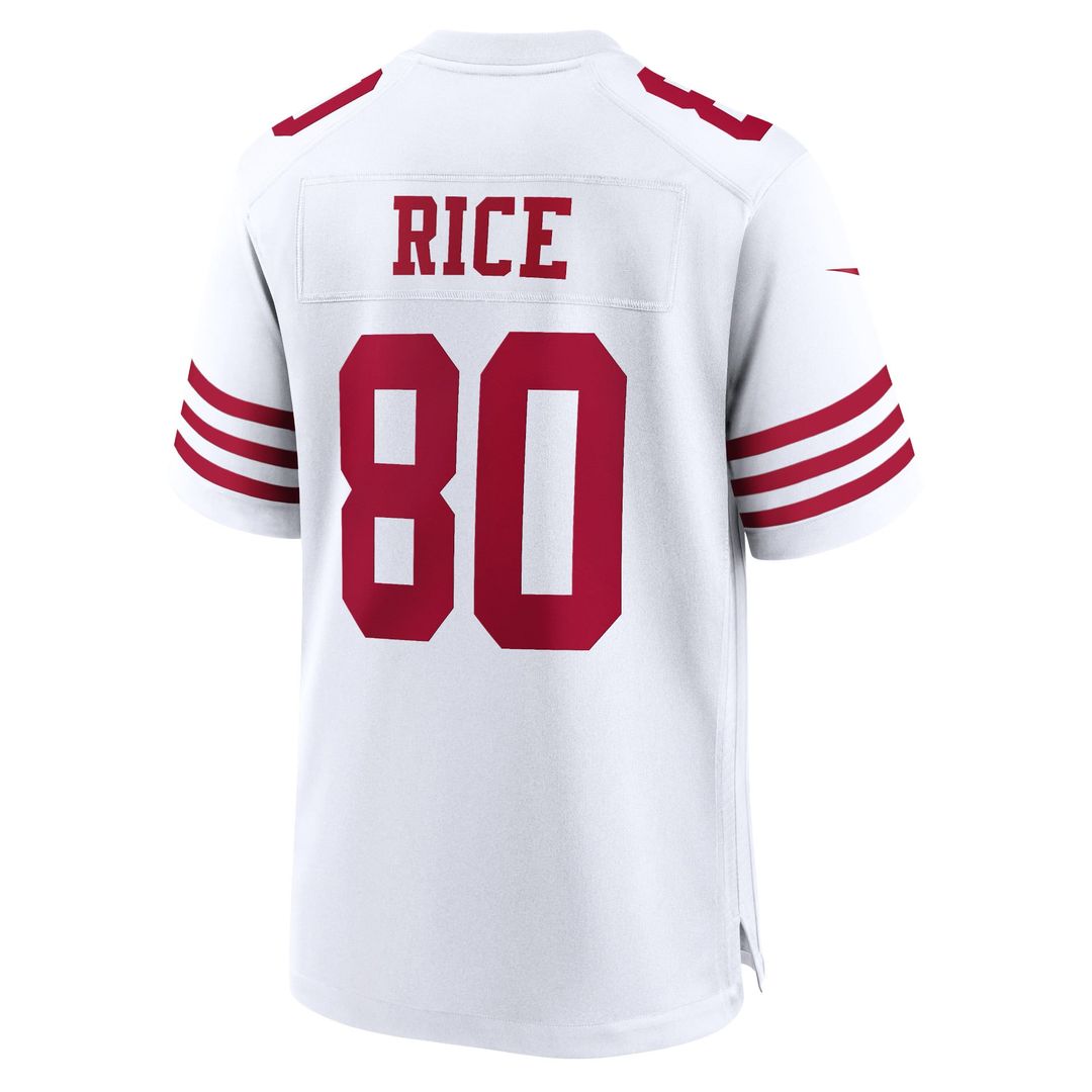 Men's San Francisco 49ers Jerry Rice Scarlet Retired Player Alternate Game NFL Football Jersey - view 15