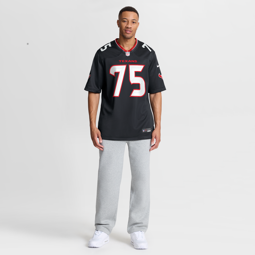 Men's Houston Texans Wyatt Teller Navy Team Game NFL Football Jersey - view 4