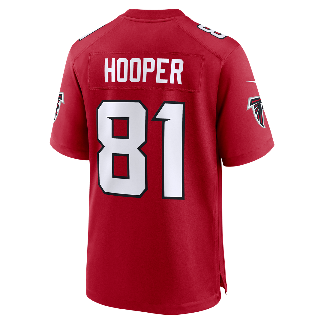 Men's Atlanta Falcons Austin Hooper Red Team Game NFL Football Jersey - view 3