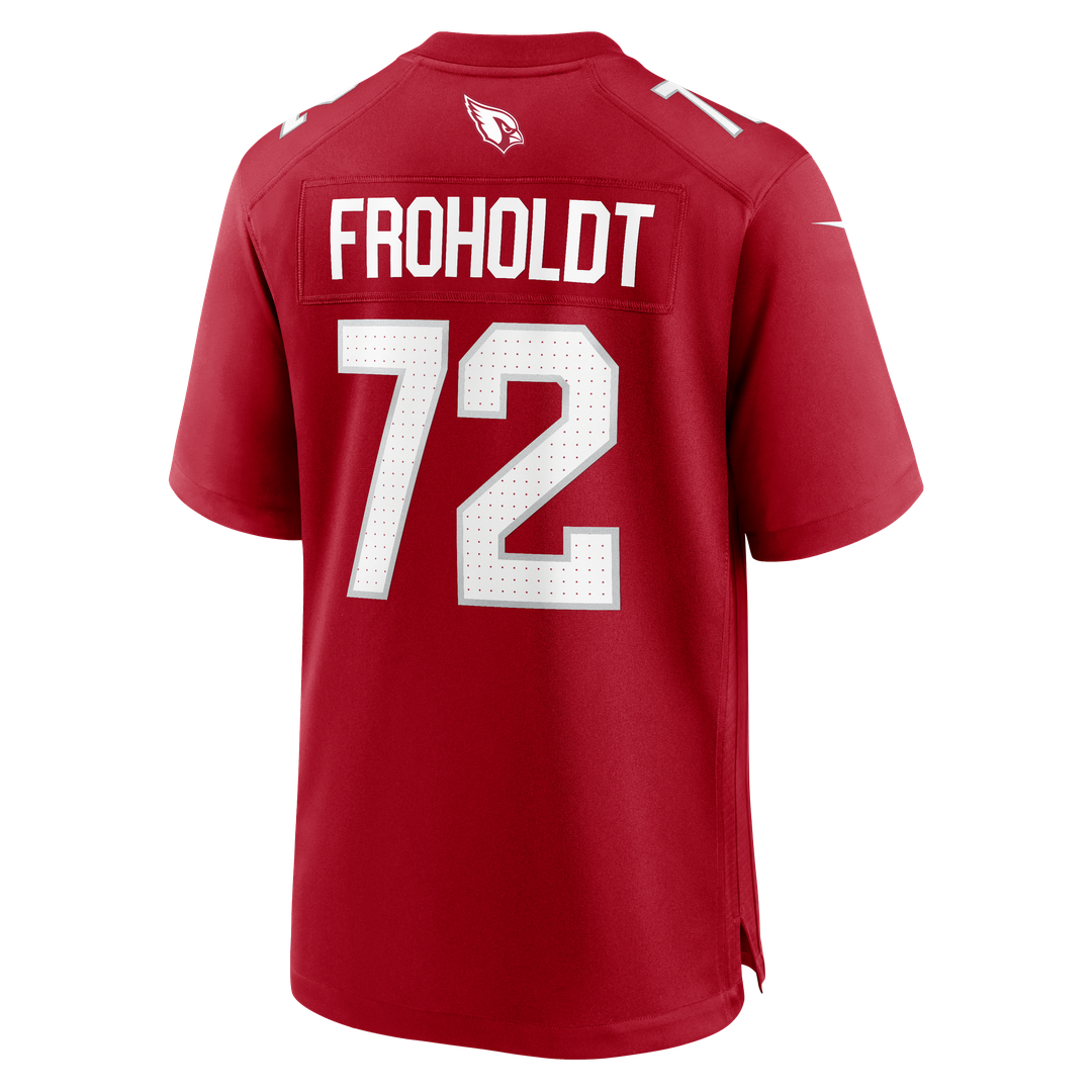 Men's Arizona Cardinals Hjalte Froholdt Cardinal Team Game NFL Football Jersey - view 3