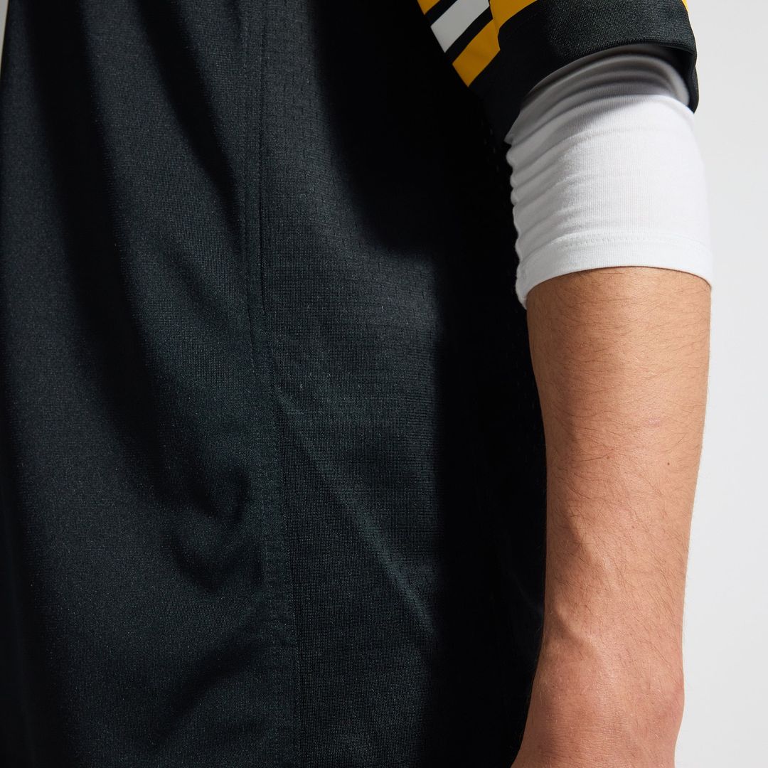 Men's Pittsburgh Steelers Aaron Rodgers Black Game NFL Football Jersey - view 14