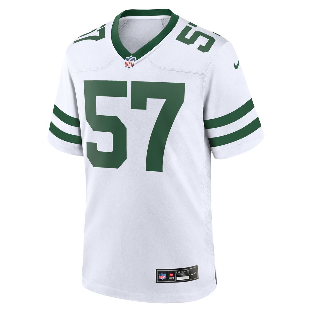 Men's New York Jets C.J. Mosley Legacy White Game NFL Football Jersey - view 2