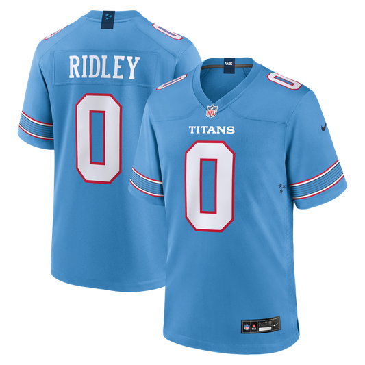 Men's Tennessee Titans Calvin Ridley Light Blue Game NFL Football Jersey - view 1