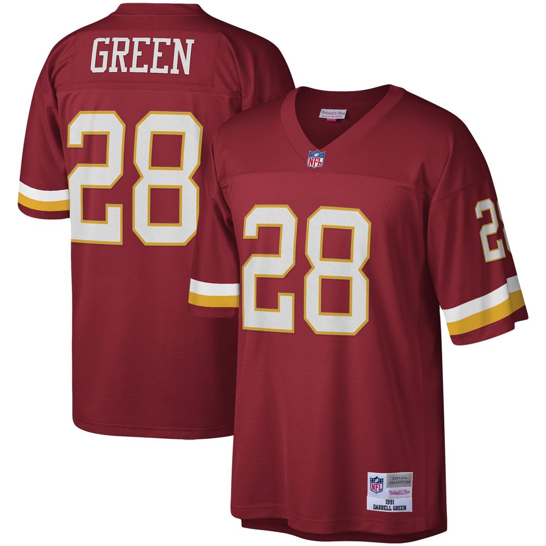 Men's Washington Football Team Darrell Green Burgundy Legacy Replica NFL Football Jersey - view 1