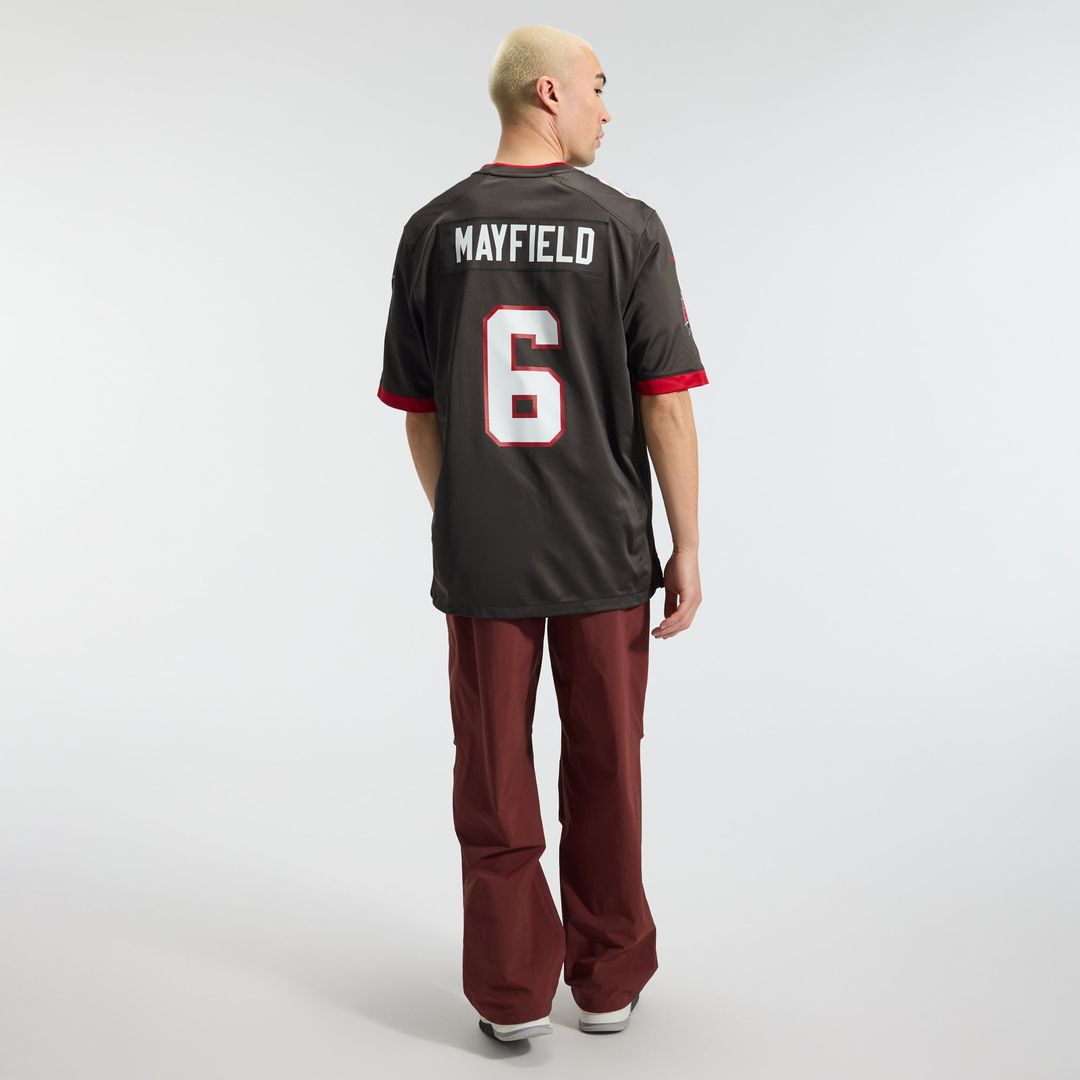 Men's Tampa Bay Buccaneers Baker Mayfield White Away Game NFL Football Jersey - view 34