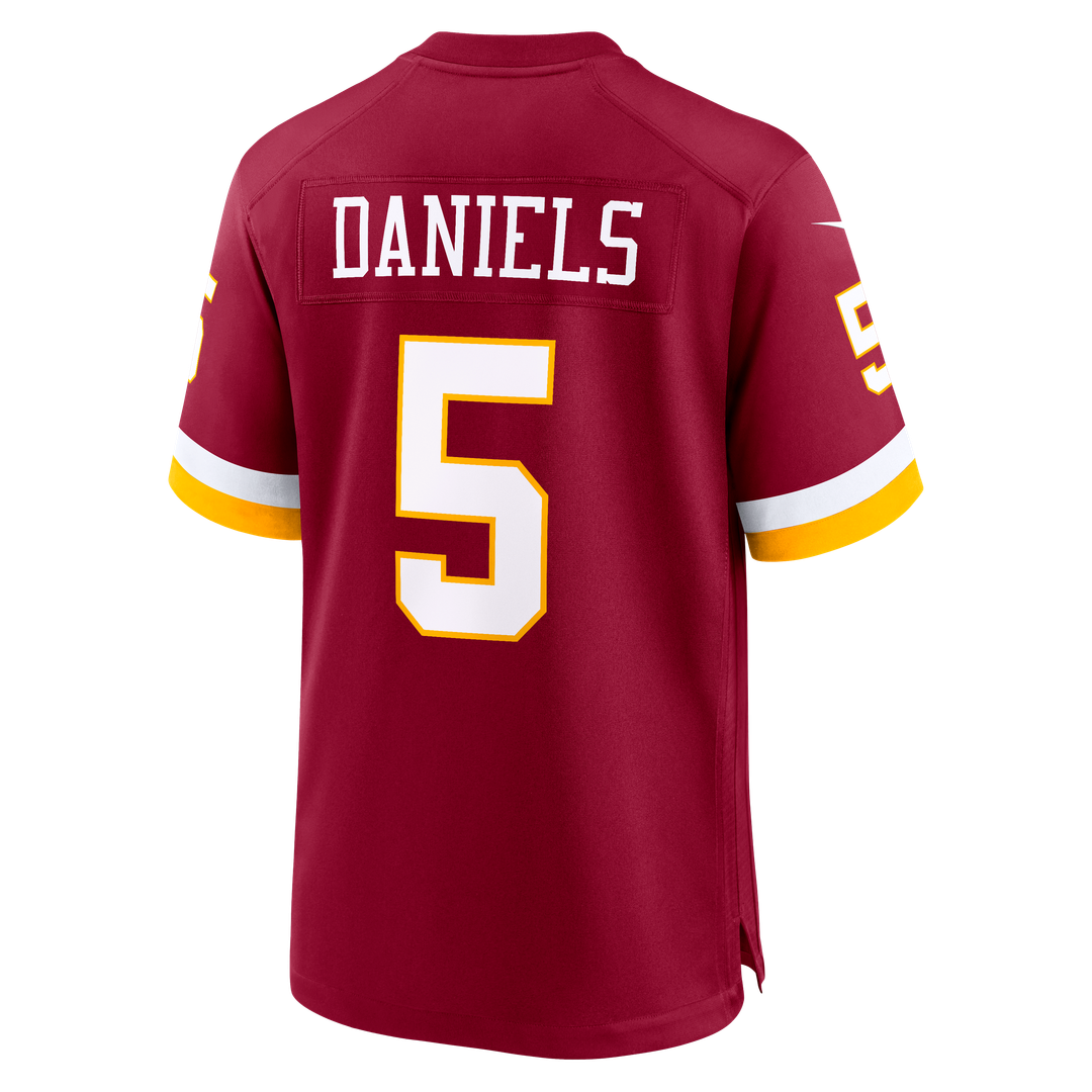 Men's Washington Commanders Jayden Daniels Burgundy Game NFL Football Jersey - view 23