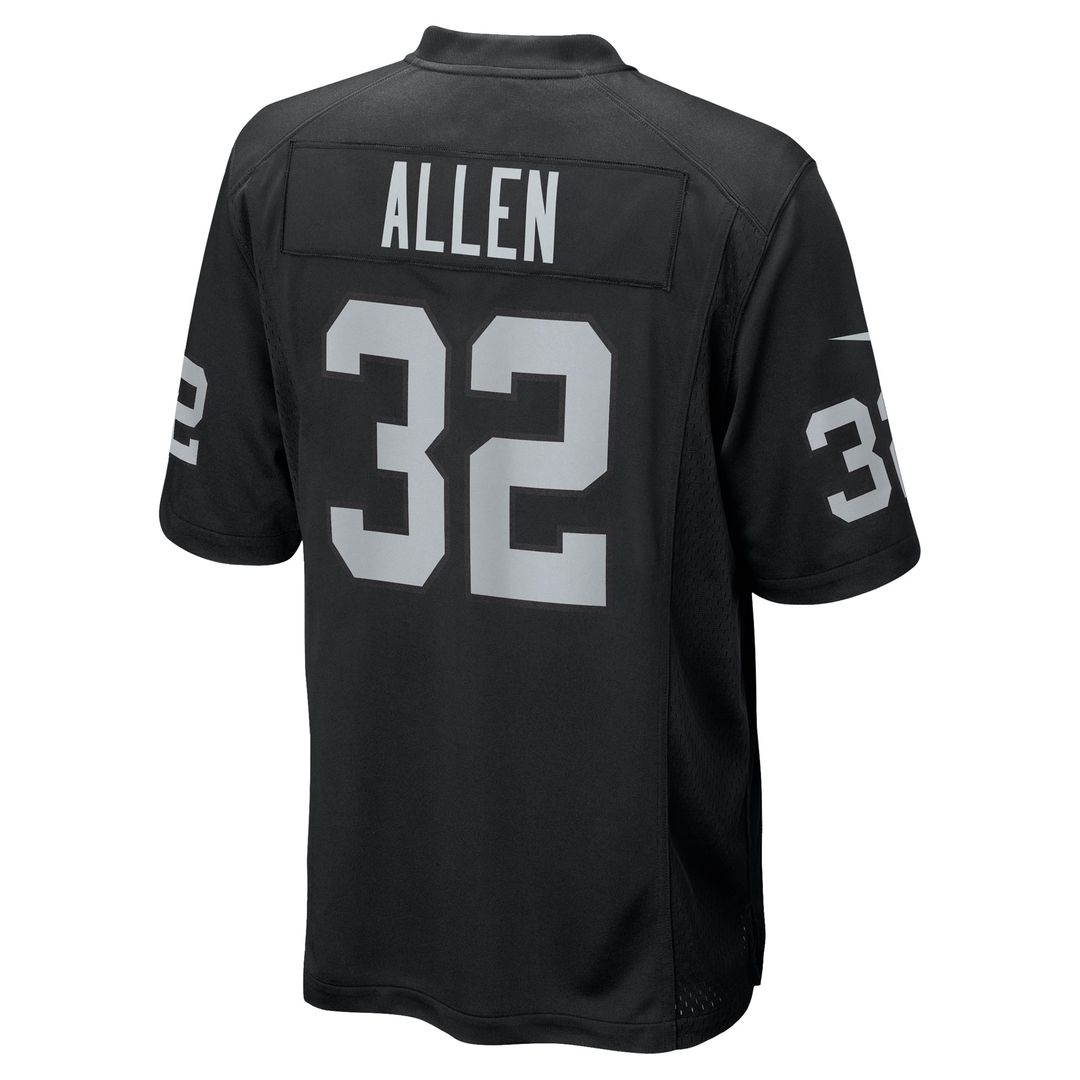 Men's Las Vegas Raiders Marcus Allen Black Game NFL Football Jersey - view 3