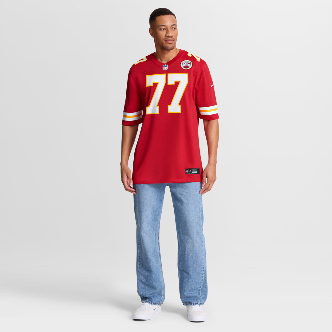 Men's Kansas City Chiefs Jaylon Moore Red Team Game NFL Football Jersey - view 7