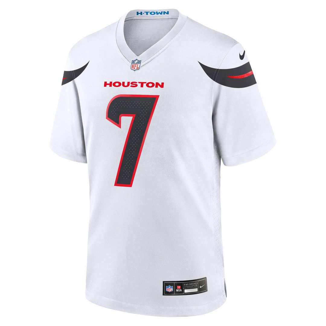 Men's Houston Texans C.J. Stroud White Game NFL Football Jersey - view 5
