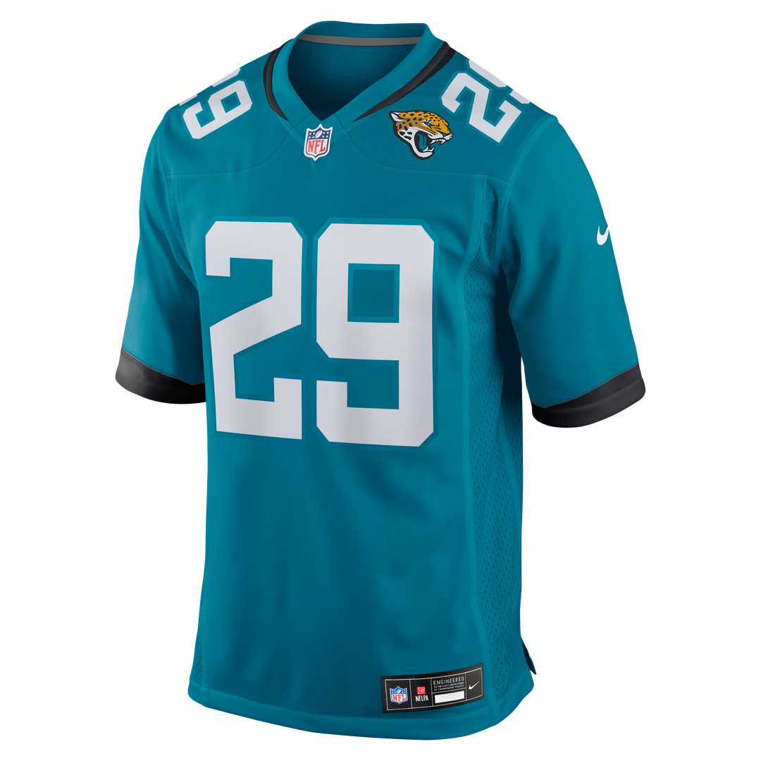 Men's Jacksonville Jaguars Eric Murray Teal Team Game NFL Football Jersey - view 2