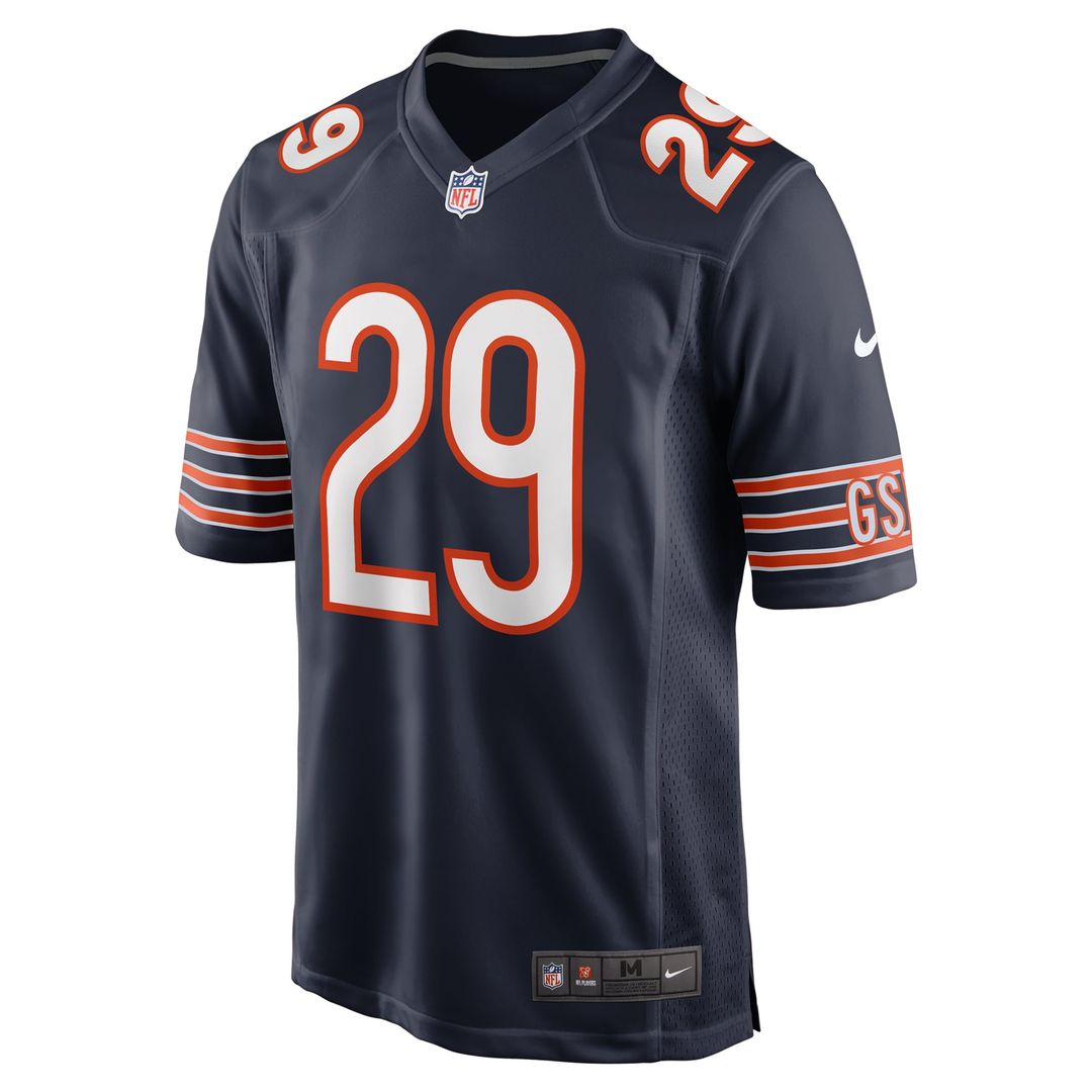 Men's Chicago Bears Tyrique Stevenson Navy Game NFL Football Jersey - view 2