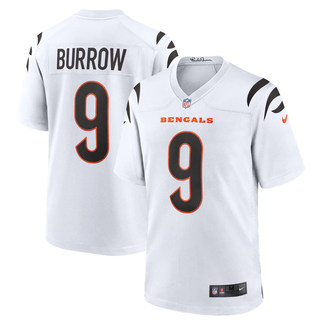 Men's Cincinnati Bengals Joe Burrow Orange Alternate Game NFL Football Jersey - view 29