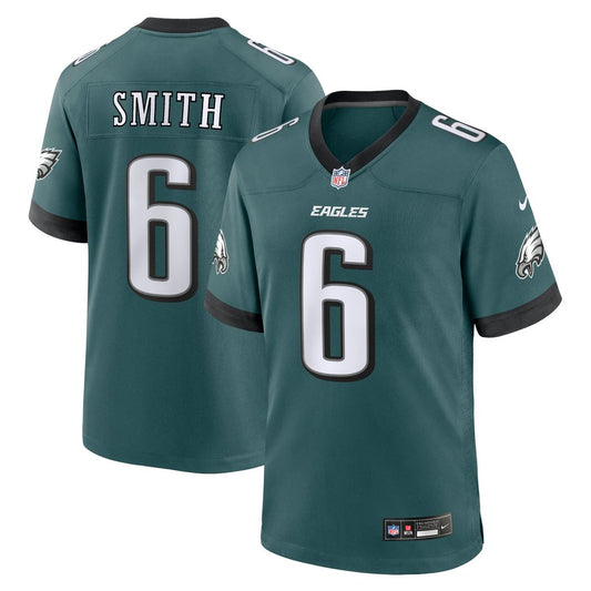 Men's Philadelphia Eagles DeVonta Smith Midnight Green Team Game NFL Football Jersey - view 1