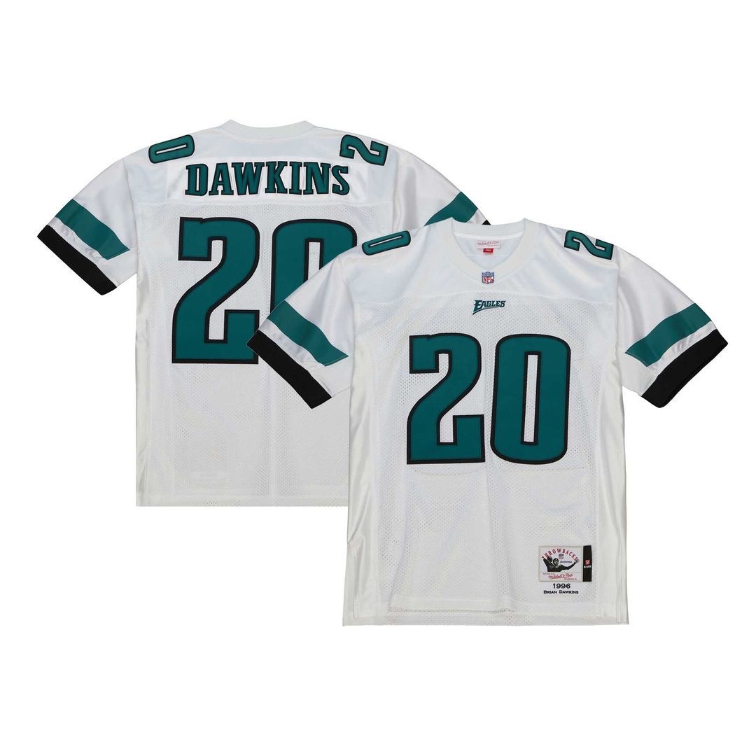 Men's Philadelphia Eagles Brian Dawkins Green 2007 Throwback NFL Football Jersey - view 17