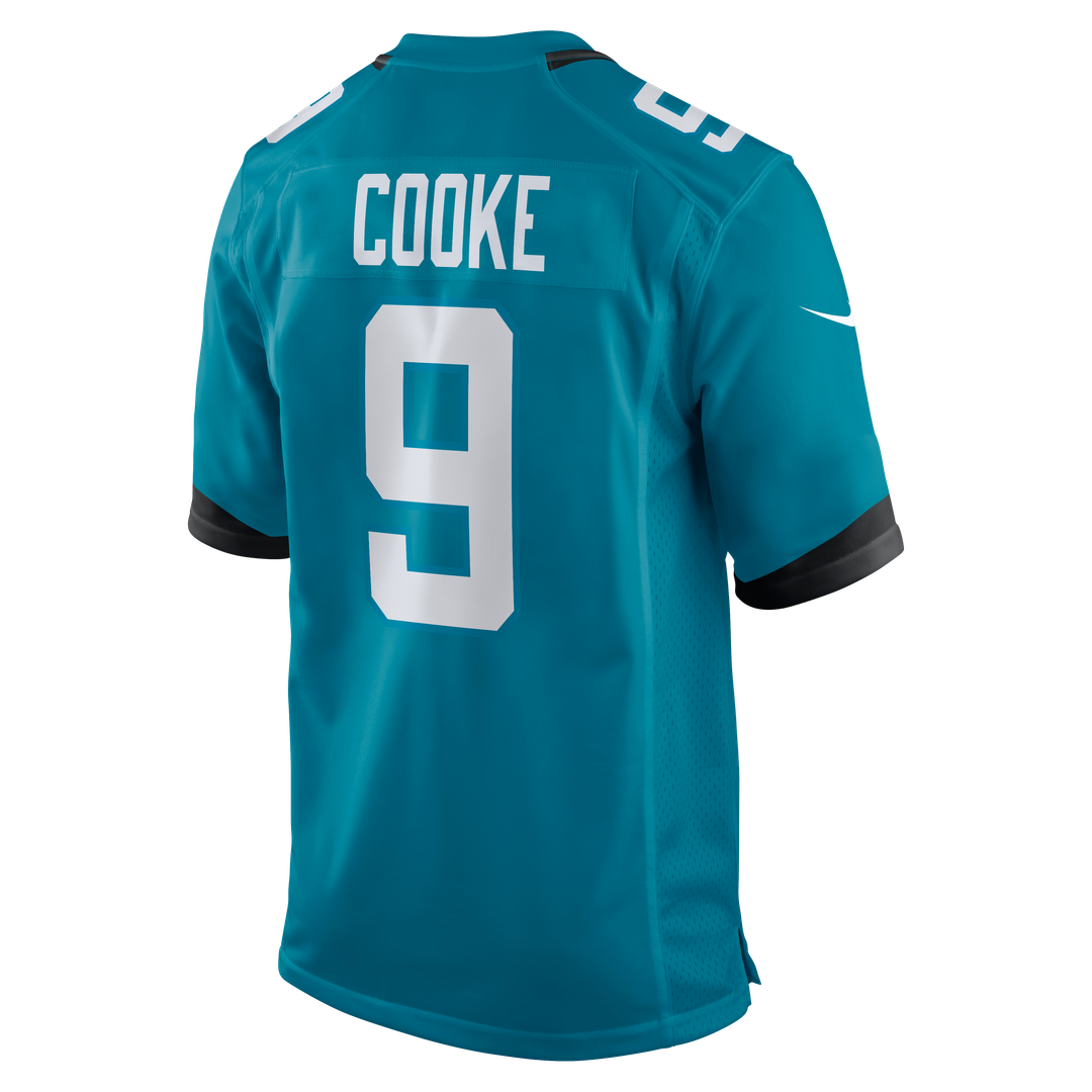 Men's Jacksonville Jaguars Logan Cooke Black Game NFL Football Jersey - view 15