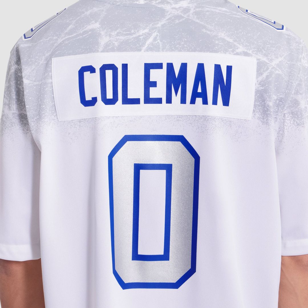 Men's Buffalo Bills Keon Coleman White Rivalries Collection Game NFL Football Jersey - view 7