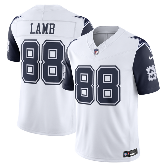 Men's Dallas Cowboys CeeDee Lamb White Alternate Stitched Limited NFL Football Jersey - view 1