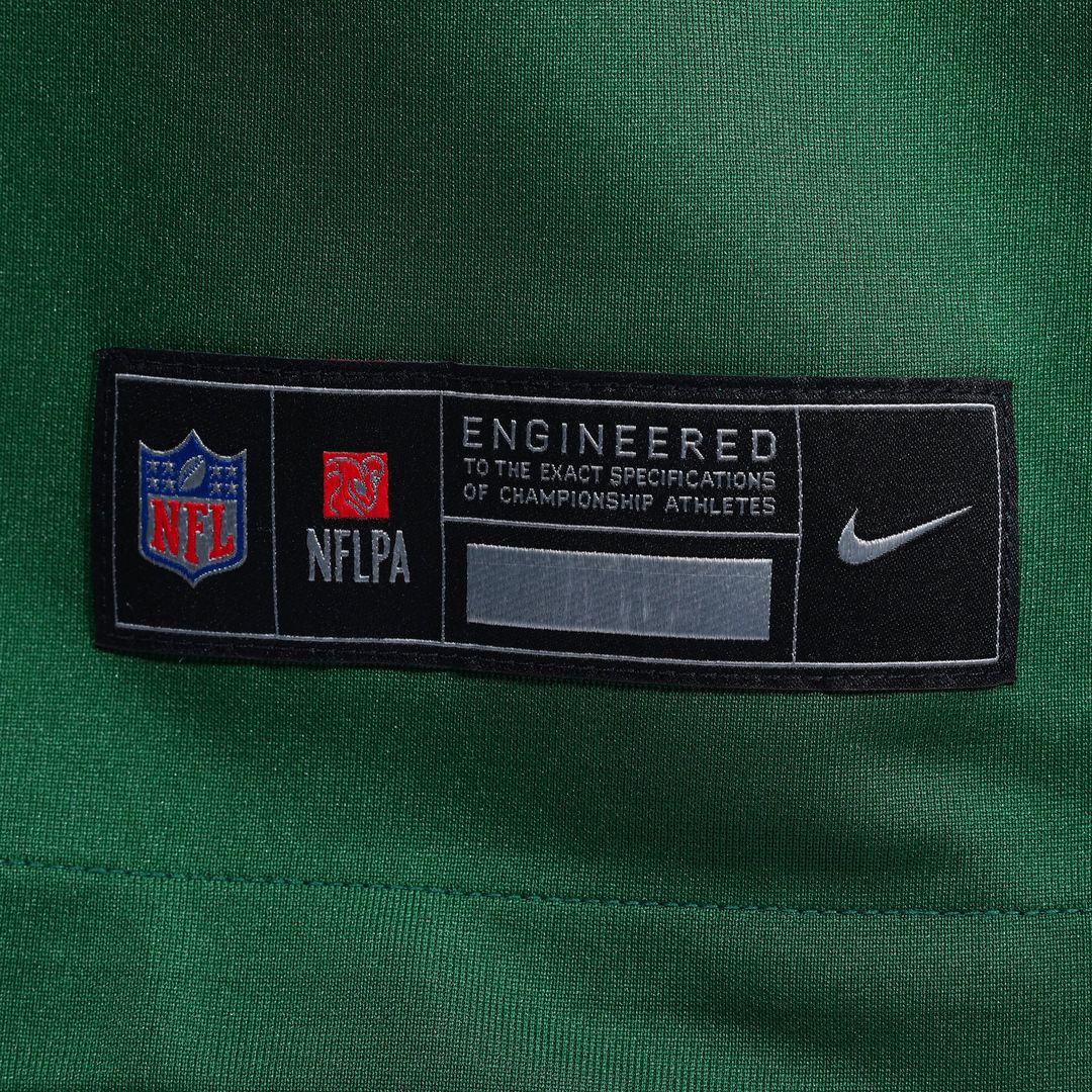 Men's New York Jets Omar Cooper Jr. Green Team Game NFL Football Jersey - view 8