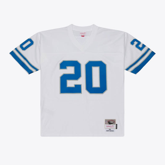 Men's Detroit Lions Barry Sanders White 1989 Legacy Replica NFL Football Jersey - view 1
