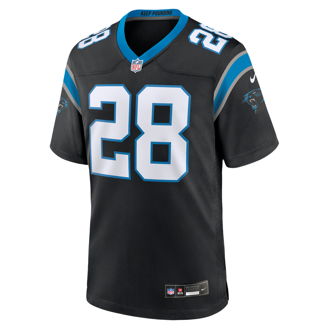 Men's Carolina Panthers AJ Dillon Black Team Game NFL Football Jersey - view 2