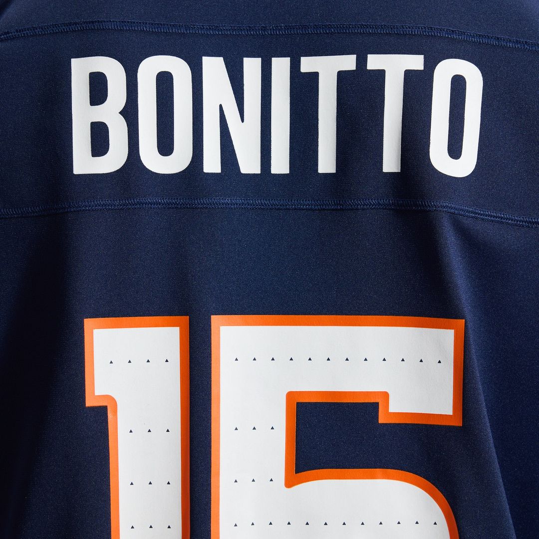 Men's Denver Broncos Nik Bonitto Orange Team Game NFL Football Jersey - view 29
