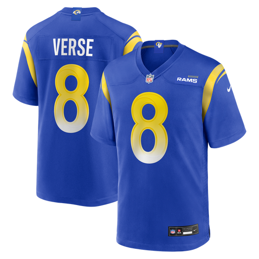 Men's Los Angeles Rams Jared Verse Royal Player Game NFL Football Jersey - view 1