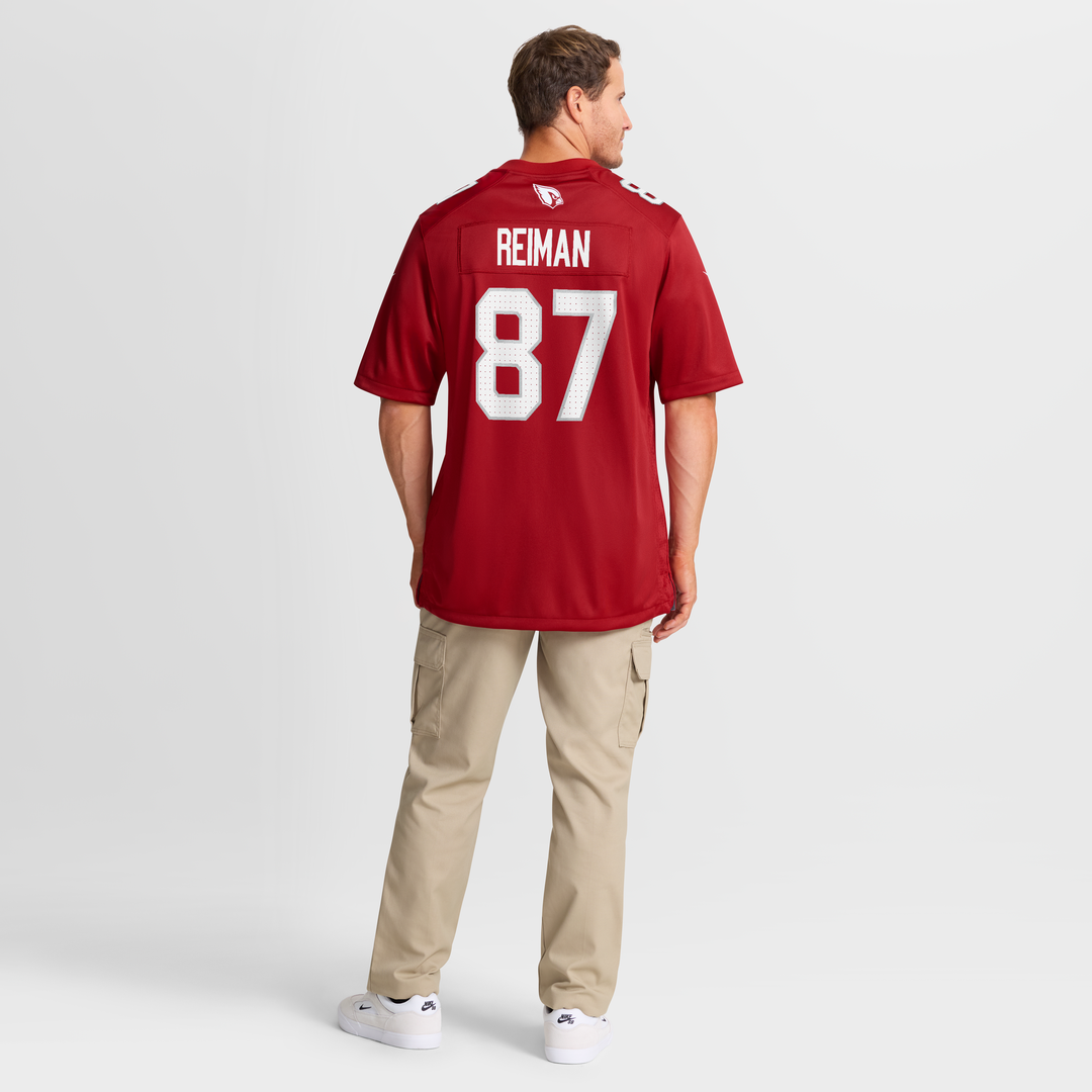 Men's Arizona Cardinals Tip Reiman Cardinal Team Game NFL Football Jersey - view 8