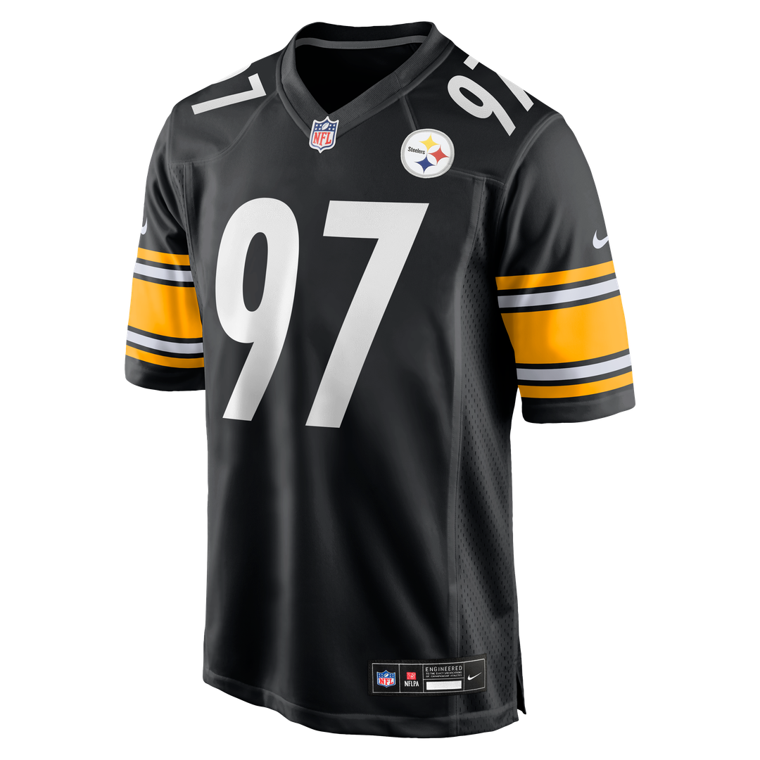 Men's Pittsburgh Steelers Cameron Heyward Black Game NFL Football Jersey - view 10