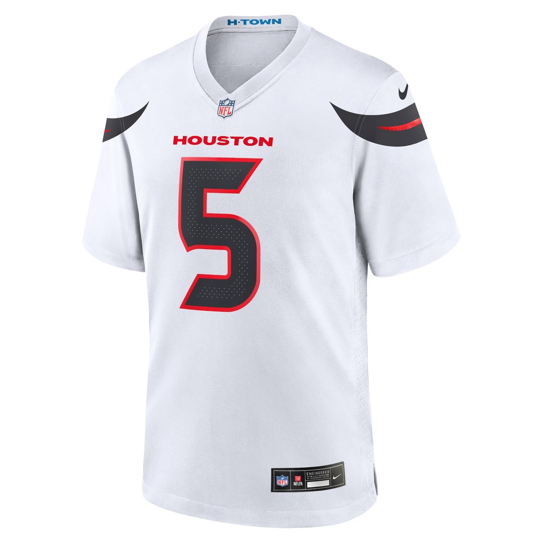 Men's Houston Texans Jalen Pitre Red Alternate Game NFL Football Jersey - view 22