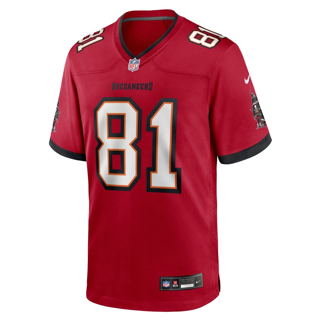 Men's Tampa Bay Buccaneers Ryan Miller Red Team Game NFL Football Jersey - view 2