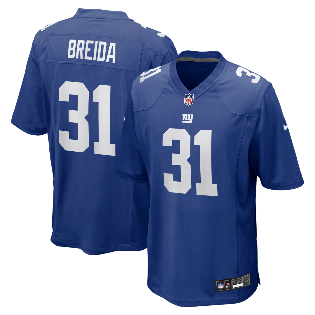 Men's New York Giants Matt Breida Royal Game NFL Football Jersey - view 1