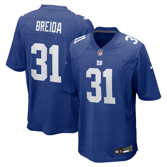 Men's New York Giants Matt Breida Royal Game NFL Football Jersey - view 1