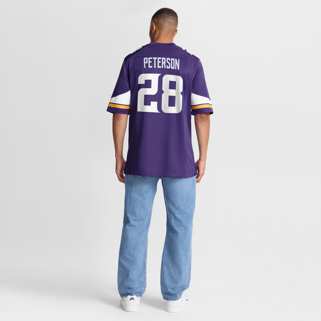 Men's Minnesota Vikings Adrian Peterson Purple Team Retired Game NFL Football Jersey - view 3