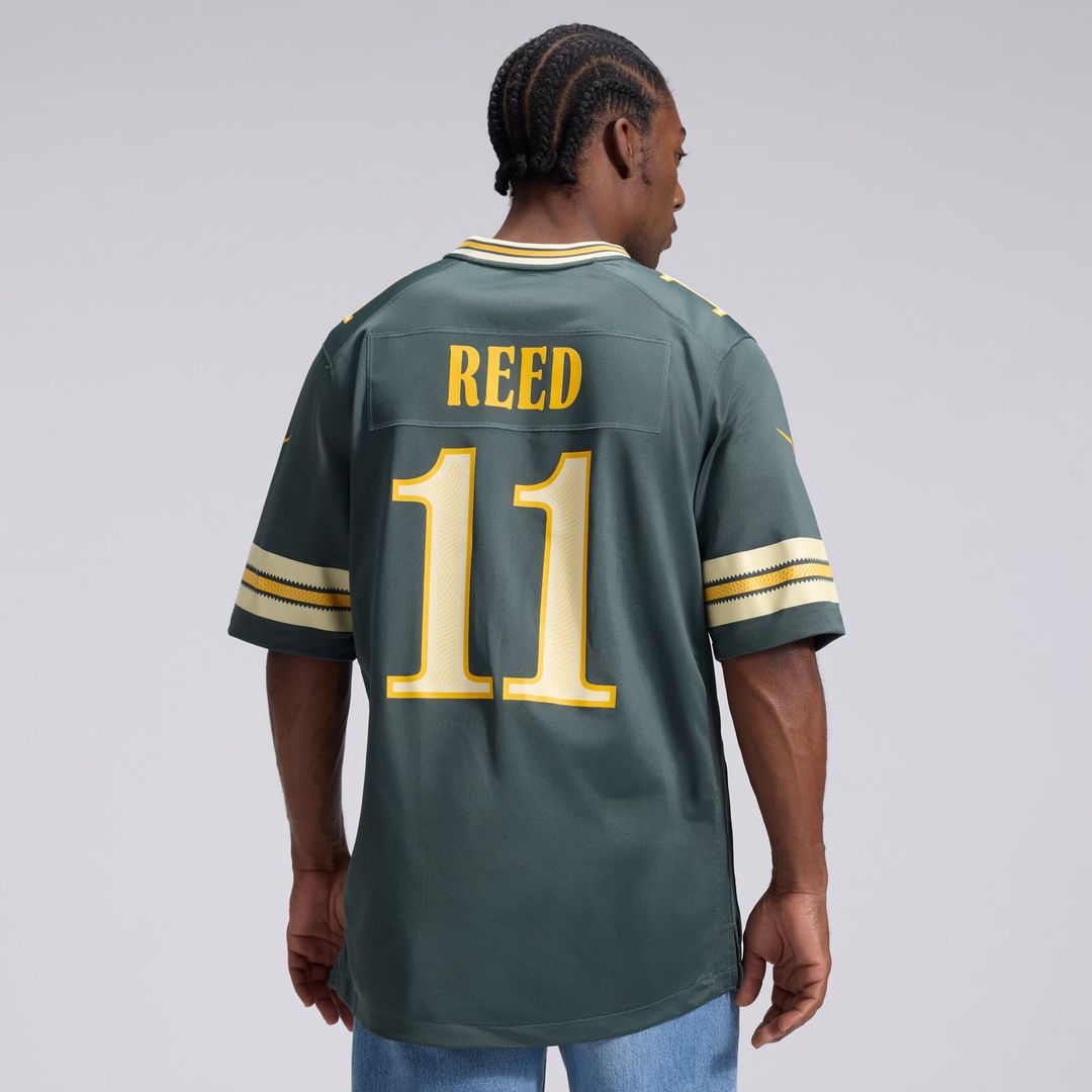 Men's Green Bay Packers Jayden Reed Green 2026 Rivalries Collection Game NFL Football Jersey - view 4