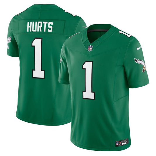 Men's Philadelphia Eagles Jalen Hurts Kelly Green Limited NFL Football Jersey - view 1
