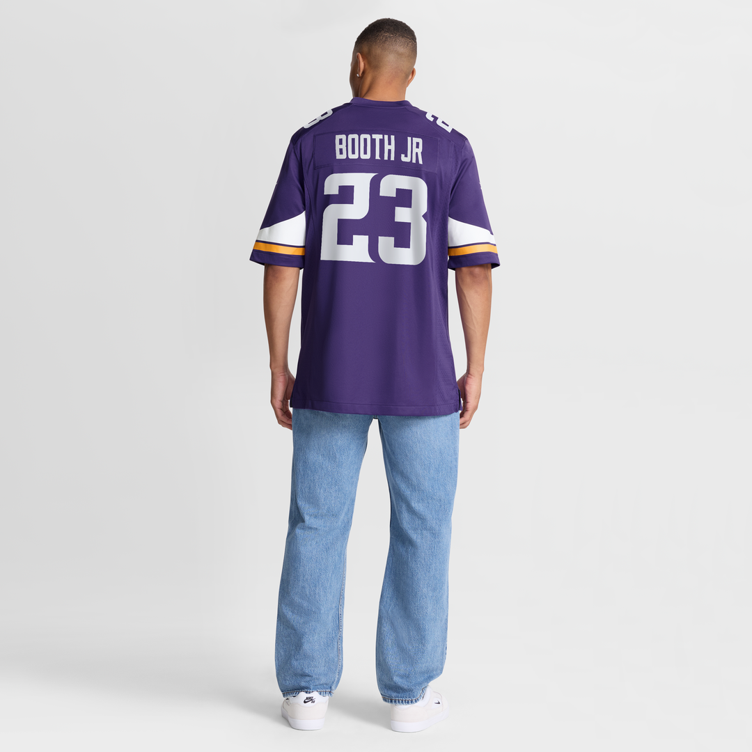 Men's Minnesota Vikings Andrew Booth Jr. Purple Player Game NFL Football Jersey - view 8