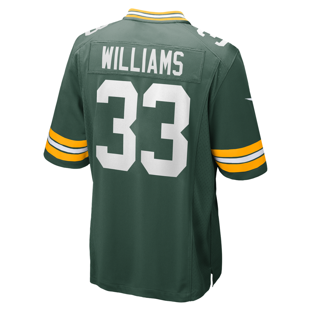 Men's Green Bay Packers Evan Williams Green Game NFL Football Jersey - view 3